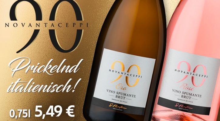 Entdecke den Vino Spumante von Novantaceppi